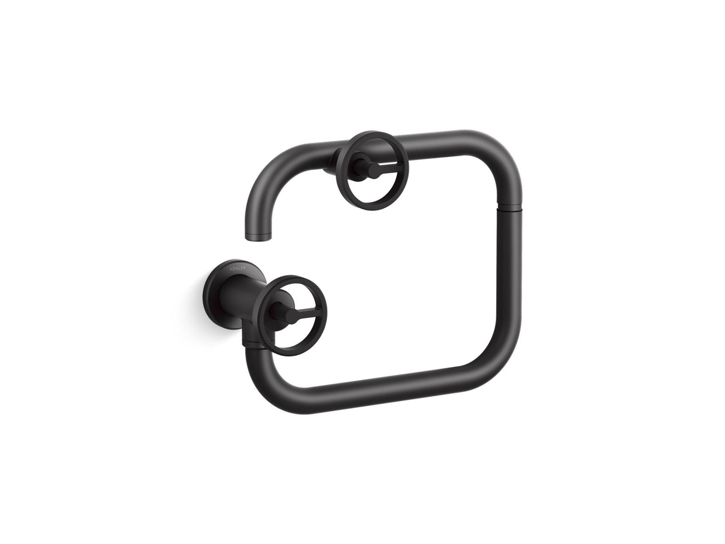 KOHLER K-28678-9-BL Wall-mount pot filler  -  Matte Black