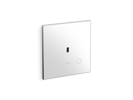 KOHLER K-61TB10S50-0WH-CP Mach Flex Glass faceplate for concealed touchless toilet flushometer, dual-flush (1.1 / 1.28 gpf) - Polished Chrome