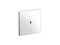 KOHLER K-91TB10K50-0WH-CP Mach Flex Glass Faceplate For Concealed Touchless Toilet Flushometer, 1.0 Gpf - Polished Chrome