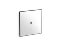 KOHLER K-61TB10S50-0WH-BL Mach Flex Glass Faceplate For Concealed Touchless Toilet Flushometer, Dual-Flush (1.1 / 1.28 Gpf) - Matte Black