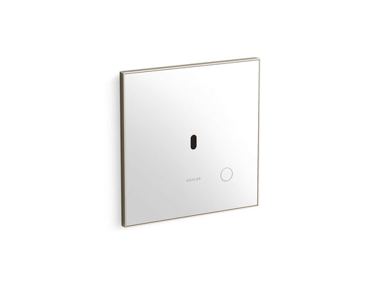 KOHLER K-91TB10L50-0WH-BN Mach Flex Glass faceplate for concealed touchless toilet flushometer, 1.1 gpf - Vibrant Brushed Nickel