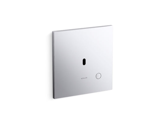 KOHLER K-60TB00S50-CP Mach Flex Metal faceplate for concealed touchless toilet flushometer, dual-flush (1.1 / 1.28 gpf) - Polished Chrome