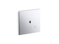 KOHLER K-90TB00K50-CP Mach Flex Metal Faceplate For Concealed Touchless Toilet Flushometer, 1.0 Gpf - Polished Chrome