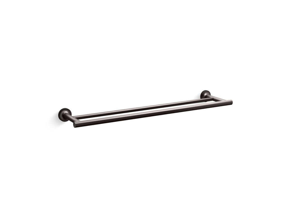 KOHLER K-14375-BGP 24" Double towel bar  -  Brushed Graphite