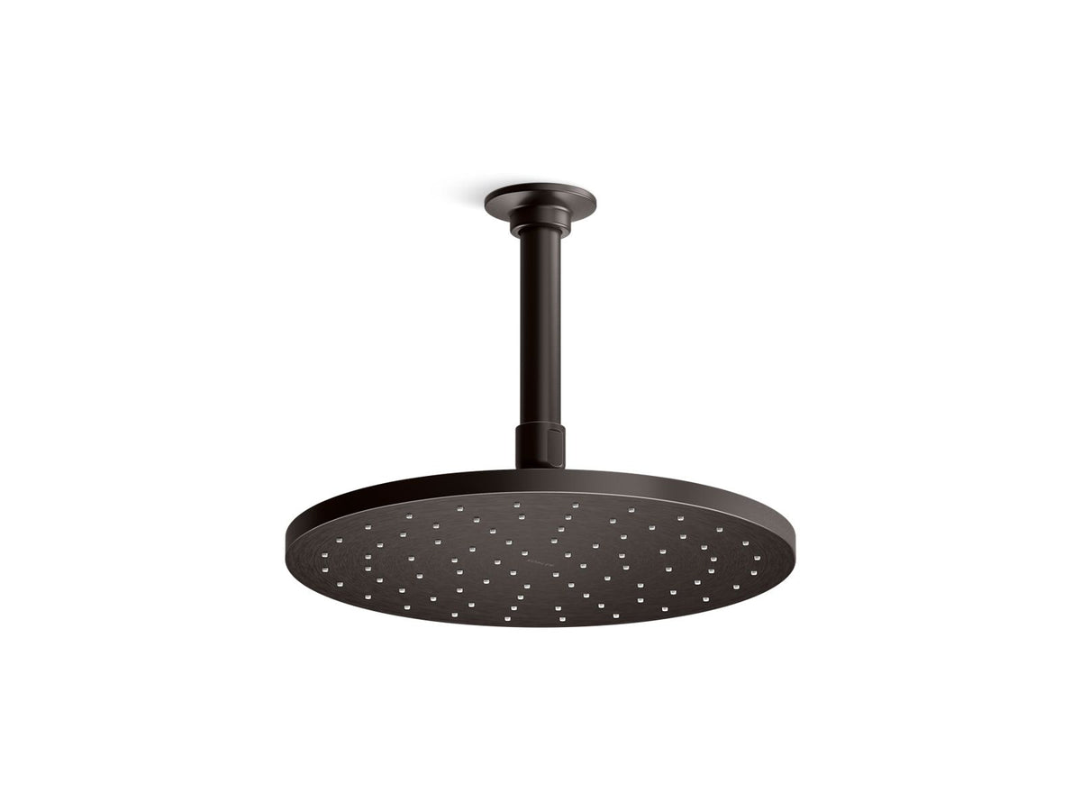 KOHLER K-13689-BGP Round 10" single-function rainhead, 2.5 gpm  -  Brushed Graphite