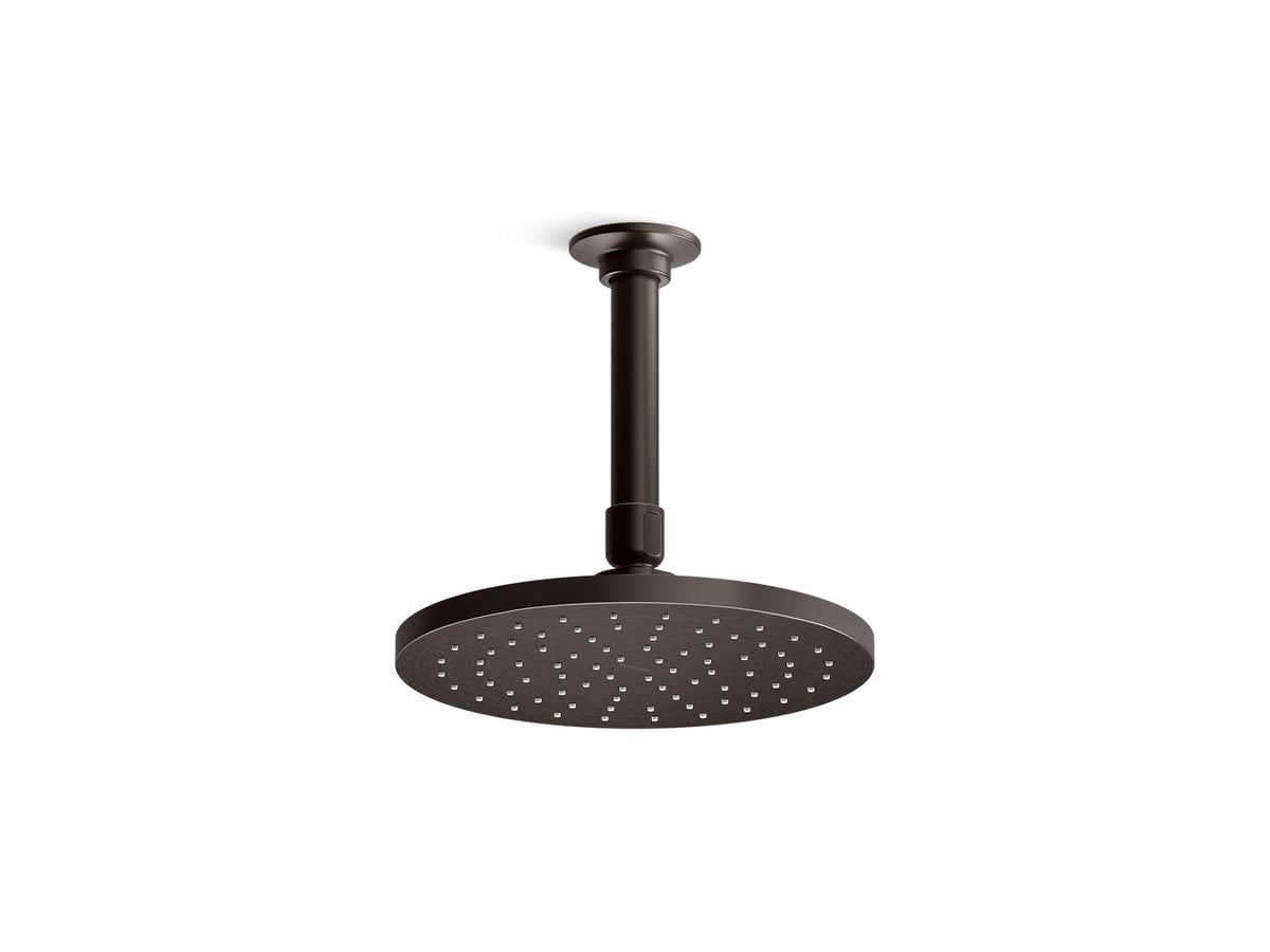 KOHLER K-13688-G-BGP Round 8" single-function rainhead, 1.75 gpm  -  Brushed Graphite