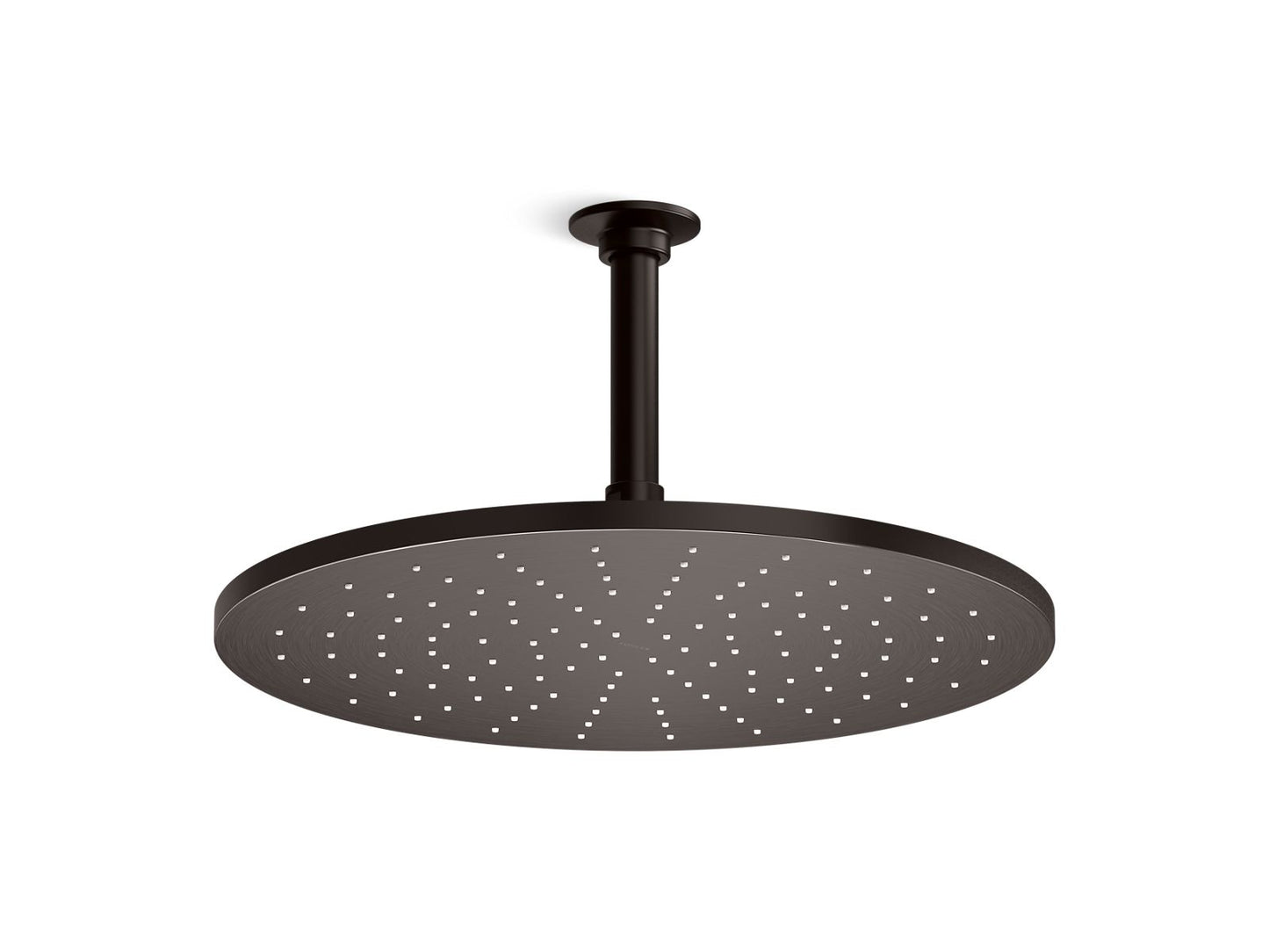 KOHLER K-13691-BGP Round 14” single-function rainhead, 2.5 gpm  -  Brushed Graphite