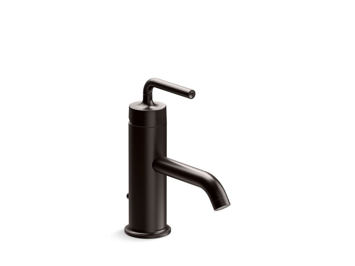 KOHLER K-14402-4A-BGP Single-handle bathroom sink faucet with Straight Lever handle, 1.2 gpm  -  Brushed Graphite