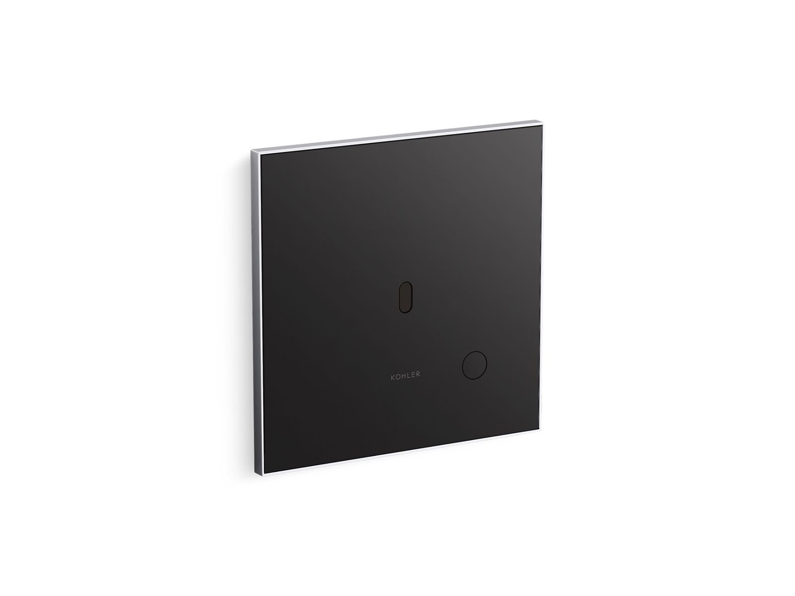 KOHLER K-91UB10D40-7BK-CP Mach Flex Glass Faceplate For Concealed Touchless Urinal Flushometer, 0.125 Gpf - Polished Chrome