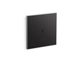 KOHLER K-61TB10U50-7BK-CP Mach Flex Glass Faceplate For Concealed Touchless Toilet Flushometer, Dual-Flush (1.1 / 1.6 Gpf) - Polished Chrome