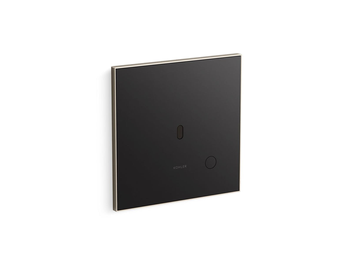 KOHLER K-91TB10R50-7BK-BN Mach Flex Glass Faceplate For Concealed Touchless Toilet Flushometer, 1.6 Gpf - Vibrant Brushed Nickel