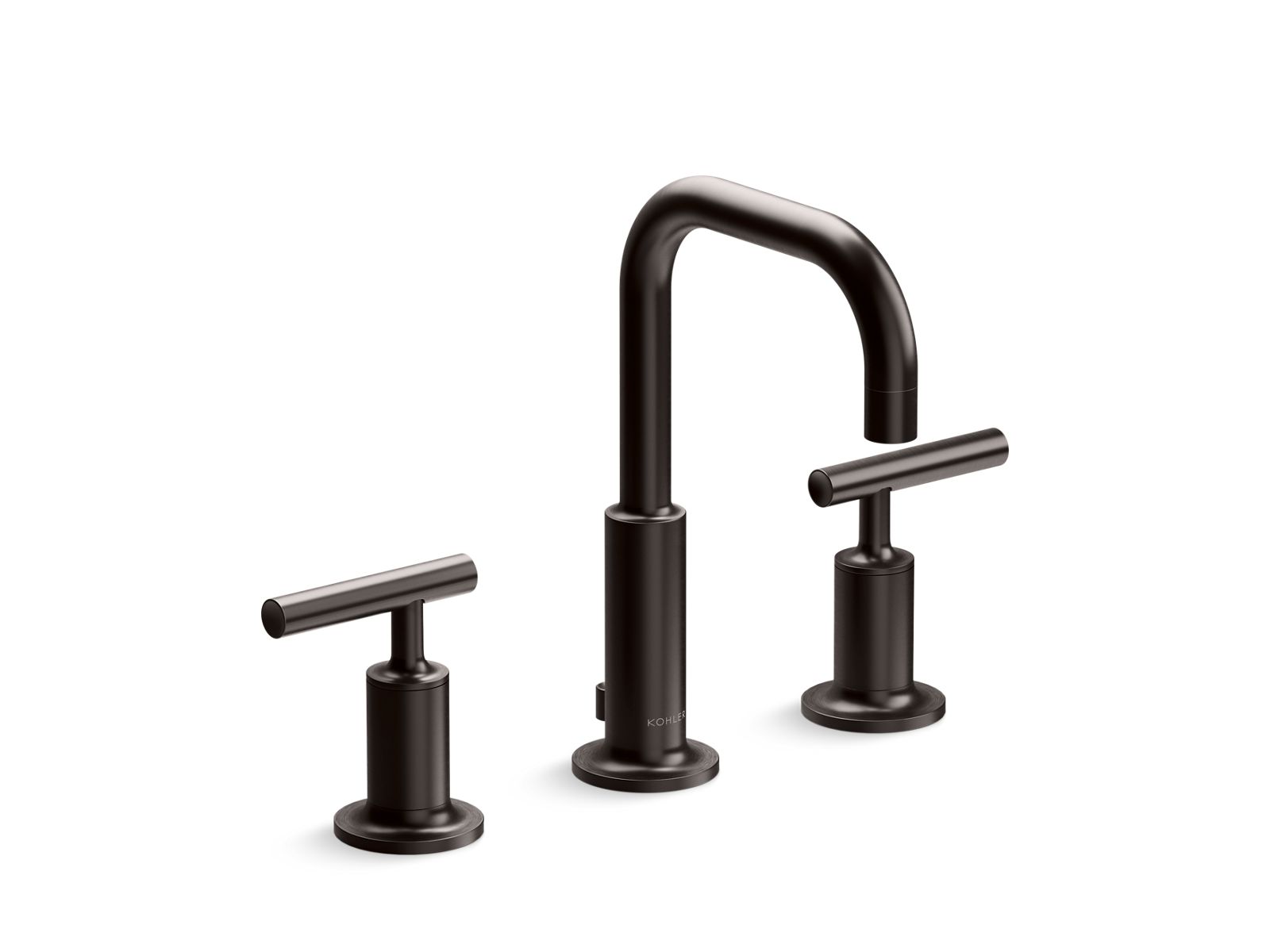 KOHLER K-14406-4-BGP Widespread bathroom sink faucet with Lever handles, 1.2 gpm  -  Brushed Graphite