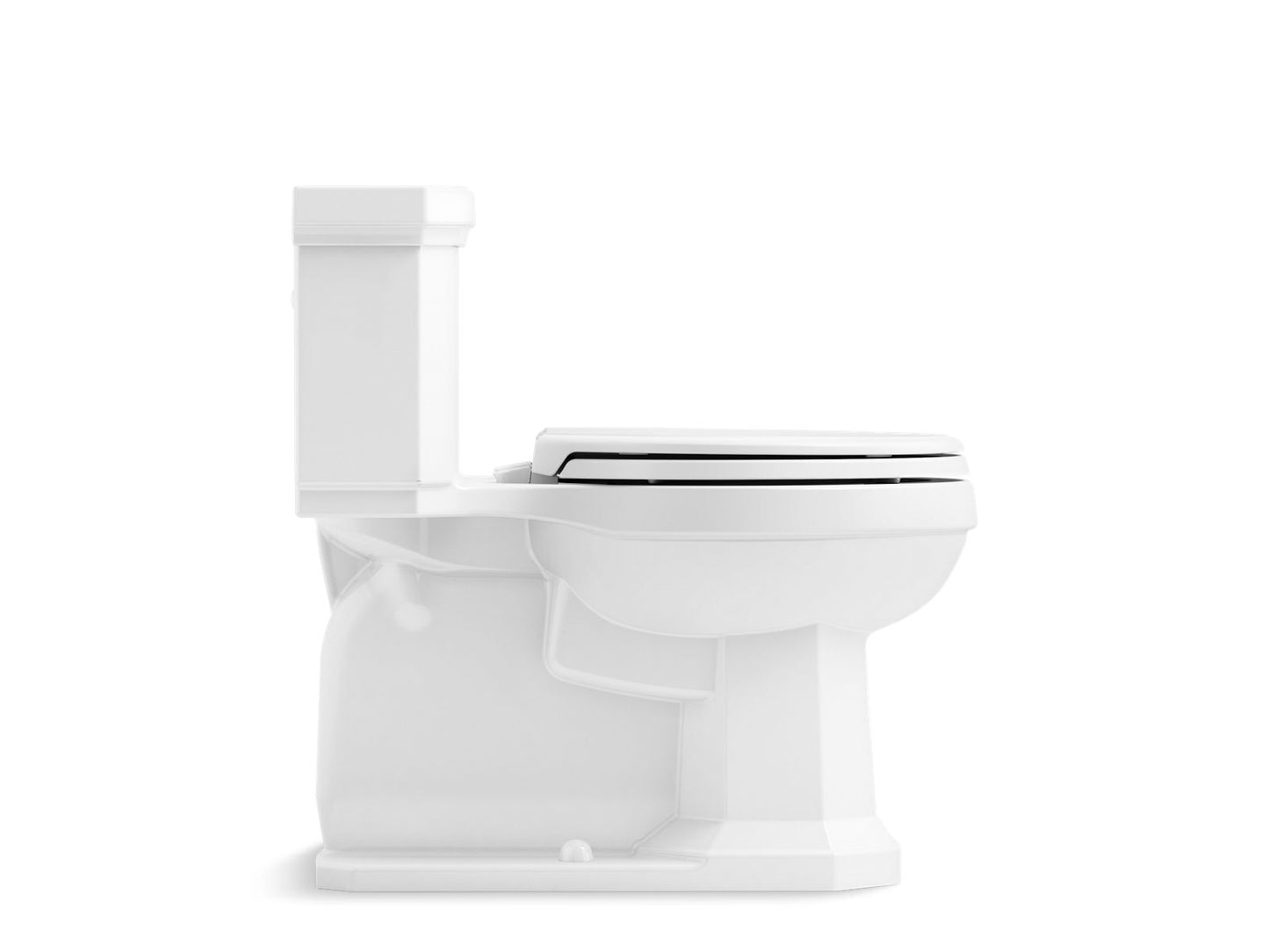 KOHLER K-3940-RA-0 Kathryn One-Piece Compact Elongated With Concealed Trapway, 1.28 Gpf In White