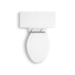 KOHLER K-3981-RA-0 Tresham One-Piece Compact Elongated Toilet With Skirted Trapway, 1.28 Gpf In White