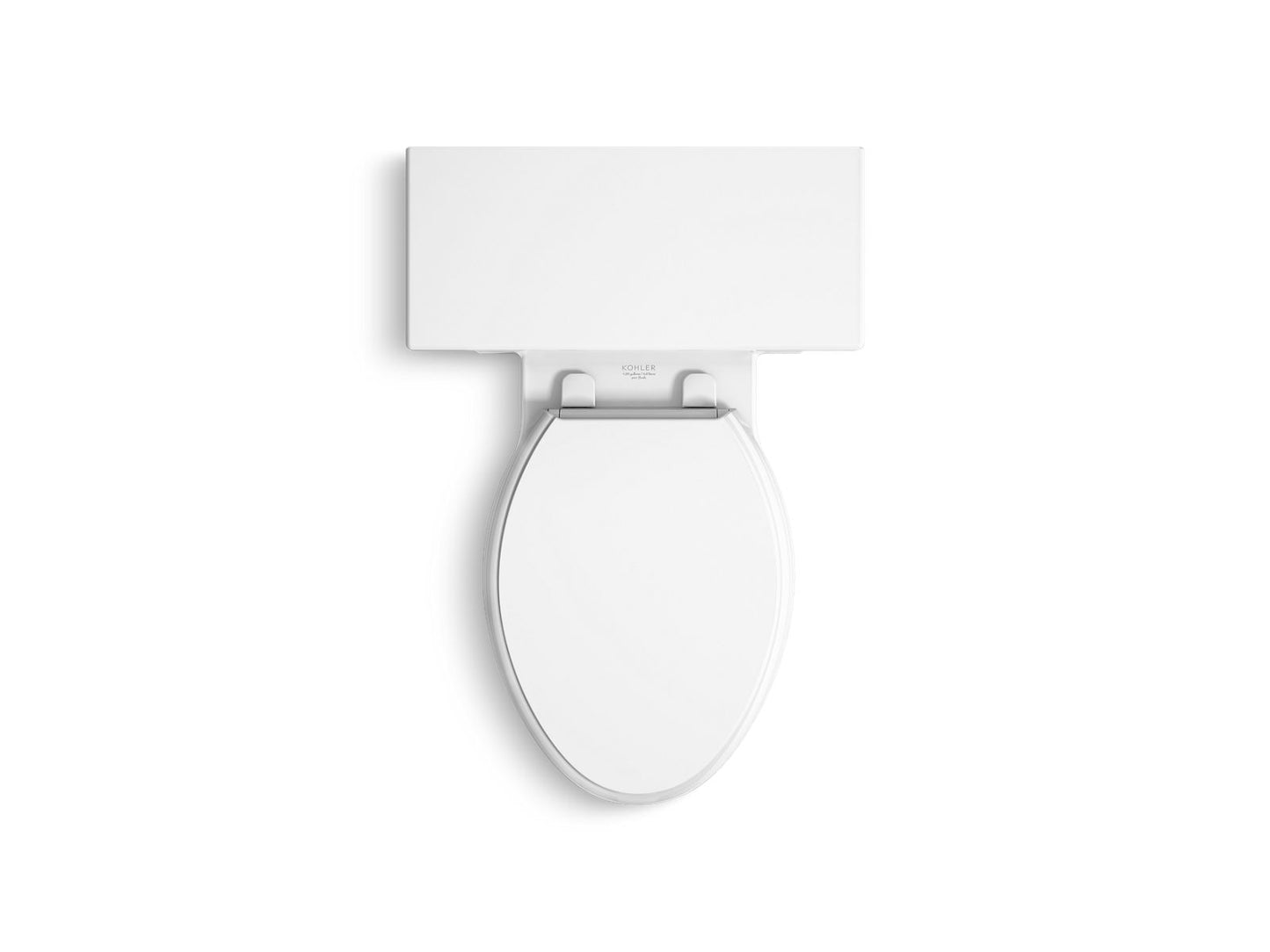 KOHLER K-3981-RA-0 Tresham One-Piece Compact Elongated Toilet With Skirted Trapway, 1.28 Gpf In White