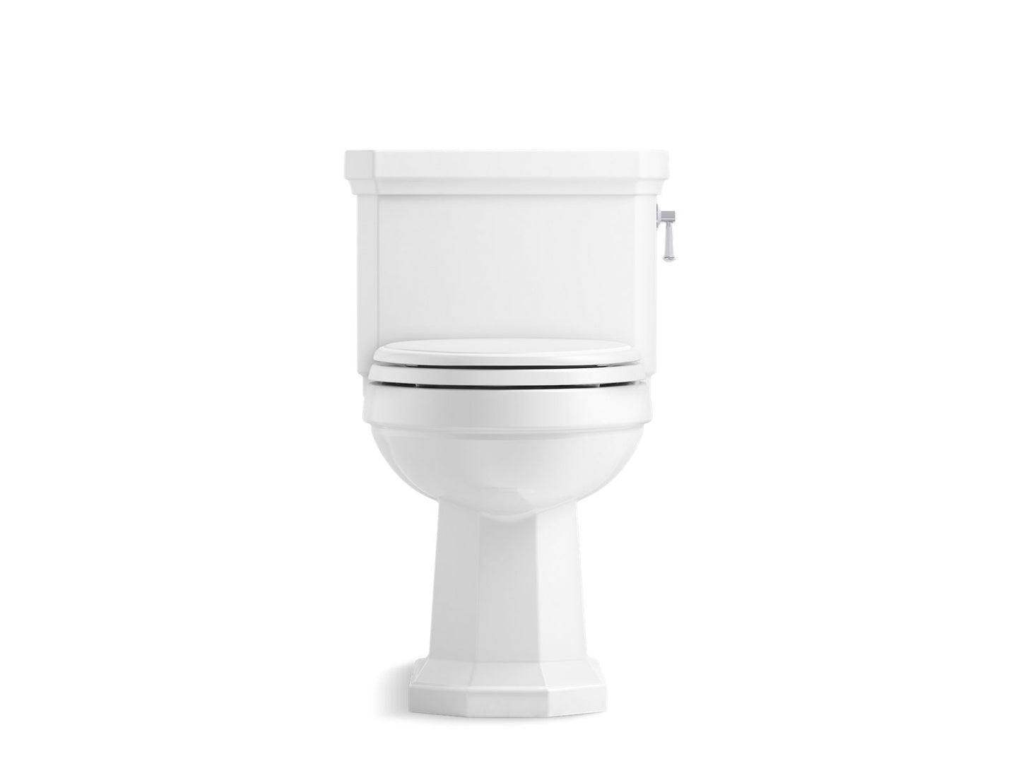 KOHLER K-3940-RA-0 Kathryn One-Piece Compact Elongated With Concealed Trapway, 1.28 Gpf In White