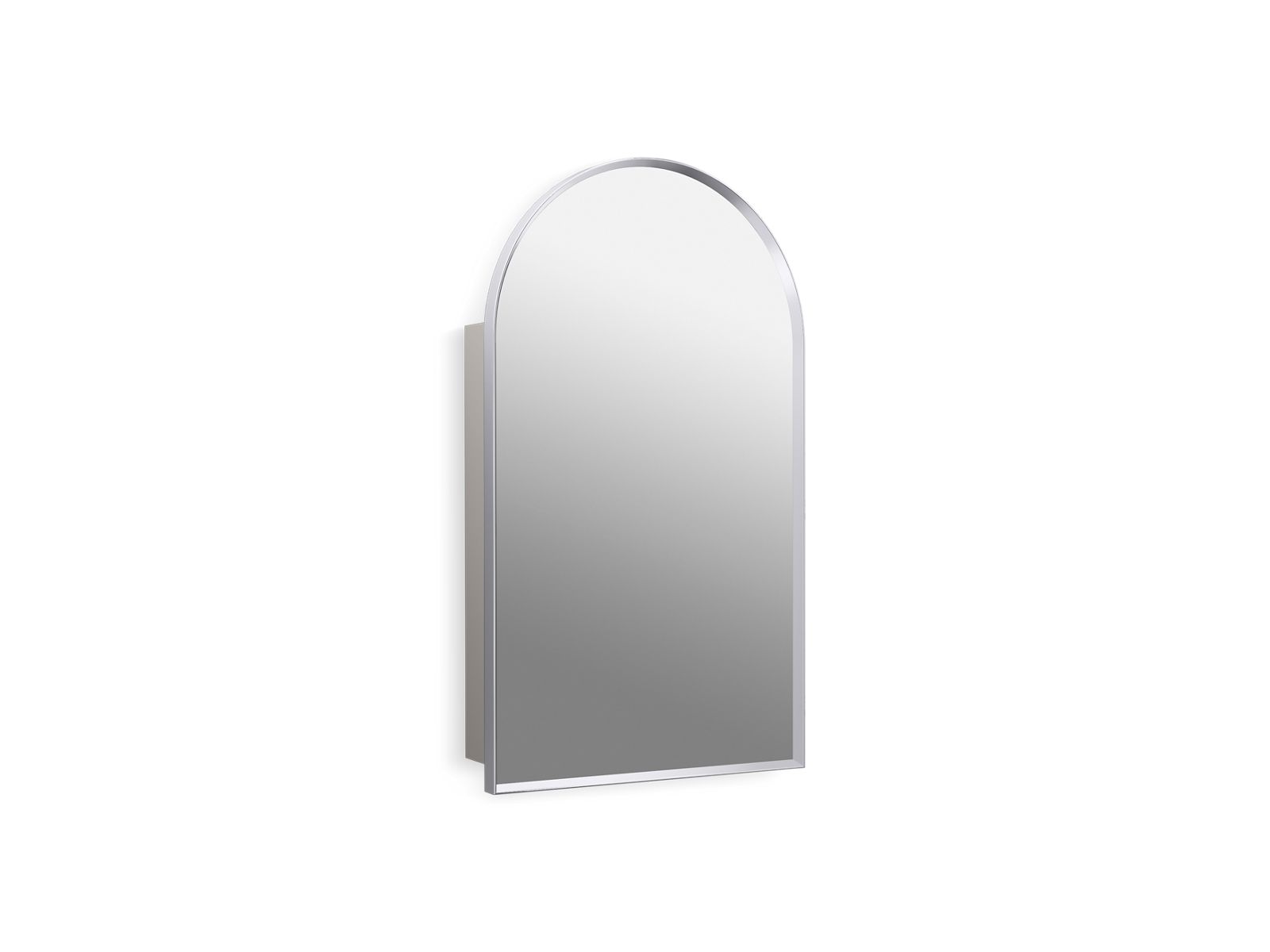 KOHLER K-36540-CPL Verdera 20" X 34" Arched Framed Medicine Cabinet, Left-Hinged - Polished Chrome