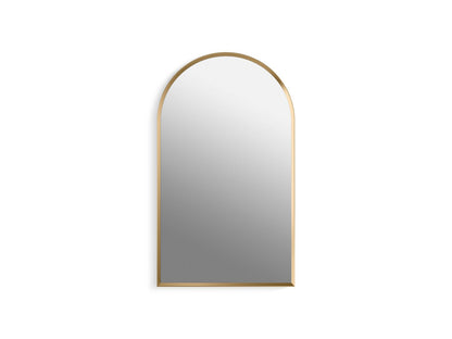KOHLER K-36540-BNL Verdera 20" x 34" arched framed medicine cabinet, left-hinged - Brushed Nickel