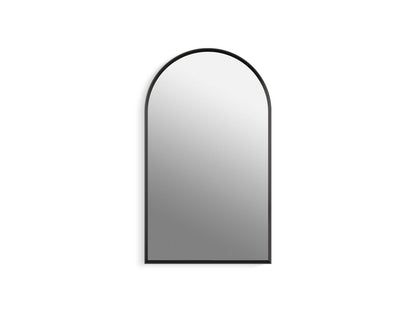 KOHLER K-36540-BNL Verdera 20" x 34" arched framed medicine cabinet, left-hinged - Brushed Nickel