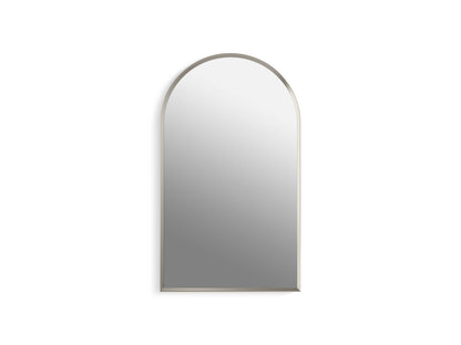 KOHLER K-36540-BNL Verdera 20" x 34" arched framed medicine cabinet, left-hinged - Brushed Nickel