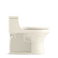 KOHLER K-5172-RA-96 San Souci One-Piece Compact Elongated Toilet With Concealed Trapway, 1.28 Gpf In Biscuit