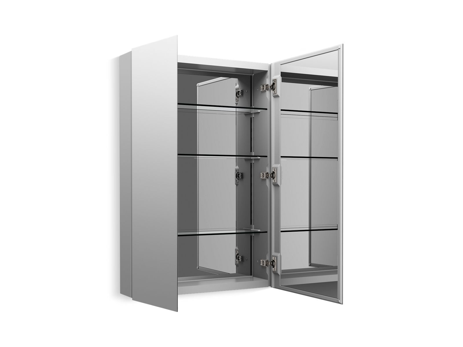 KOHLER K-56552-NA Embark Premium Xl 25" X 36" Rectangular Two-Door Medicine Cabinet