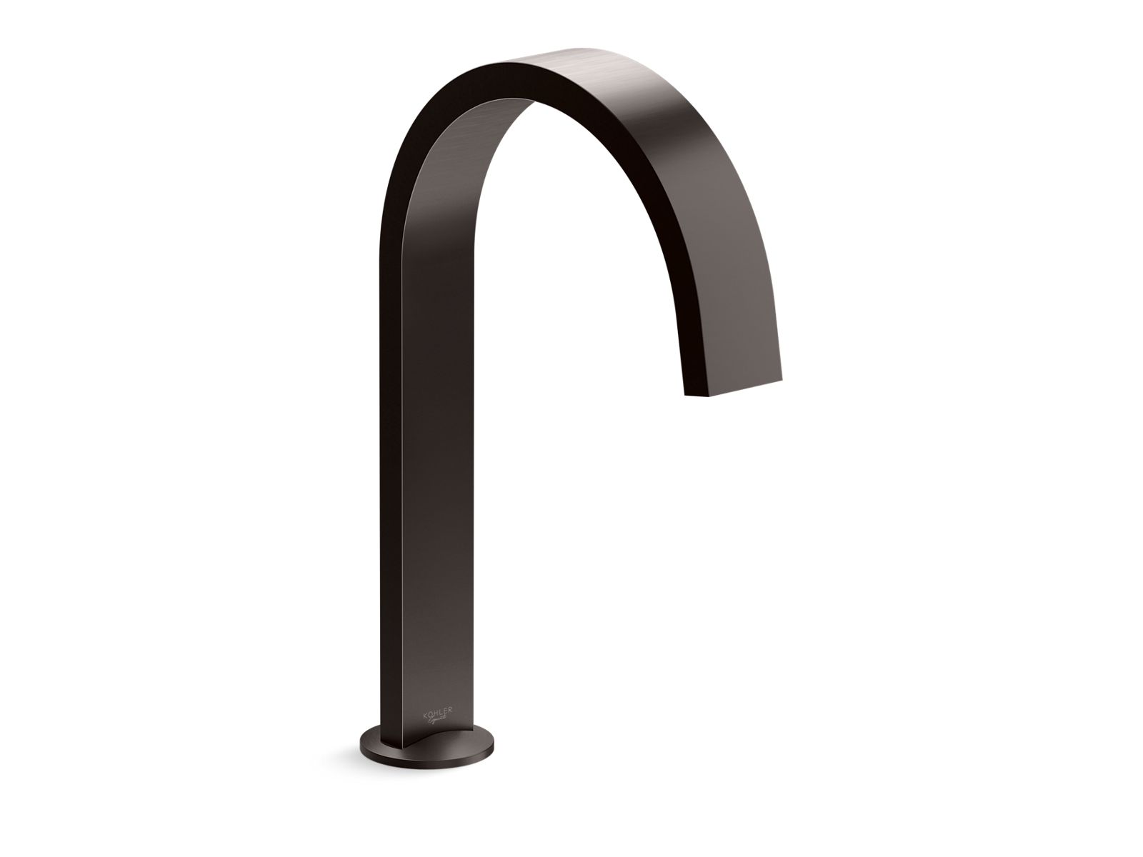 KOHLER K-77986-BGP Deck-mount bath spout with Ribbon design  -  Brushed Graphite