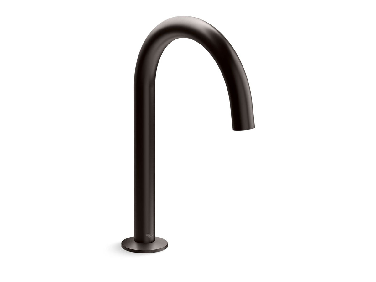 KOHLER K-77985-BGP Deck-mount bath spout with Tube design  -  Brushed Graphite