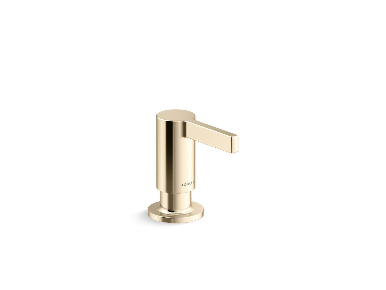 KOHLER K-28679-AF Billet Soap/Lotion Dispenser - Vibrant French Gold