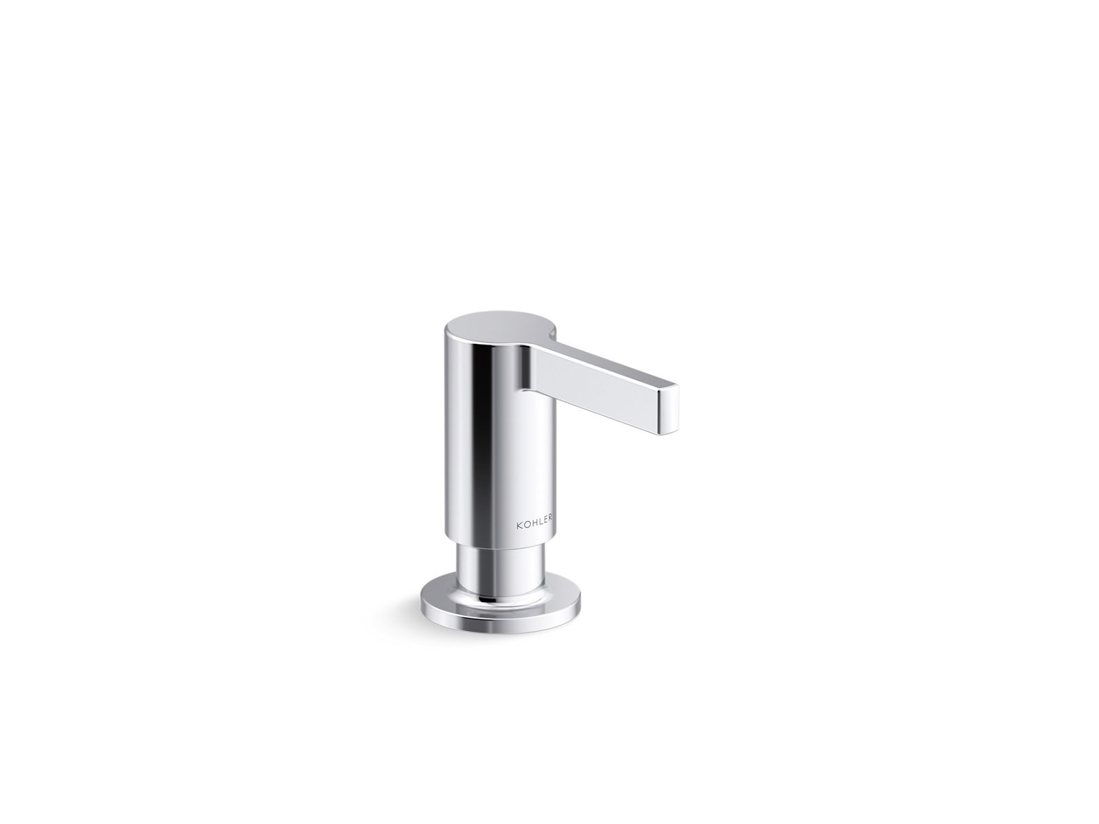 KOHLER K-28679-CP Billet Soap/Lotion Dispenser - Polished Chrome