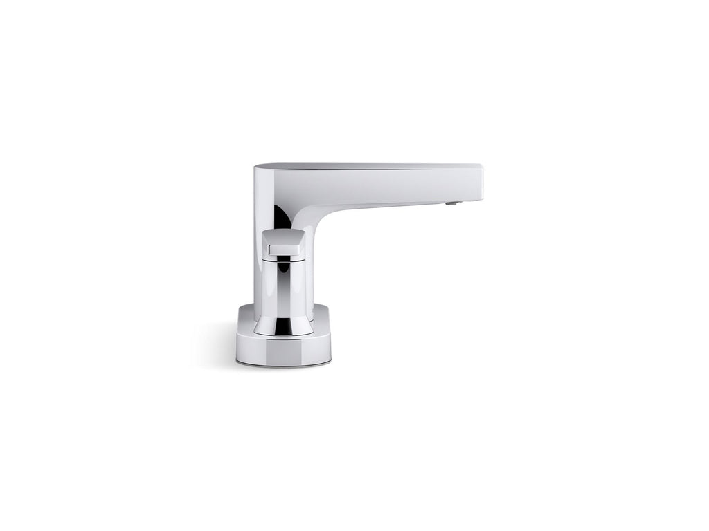 KOHLER K-37888-4-BL Taut Centerset Bathroom Sink Faucet, 1.2 Gpm - Matte Black