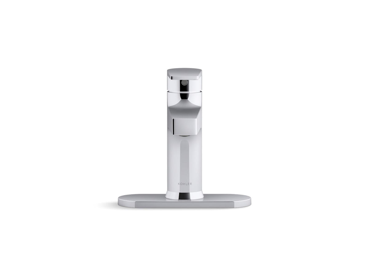 KOHLER K-37886-4-BN Taut Single-Handle Bathroom Sink Faucet, 1.2 Gpm - Vibrant Brushed Nickel