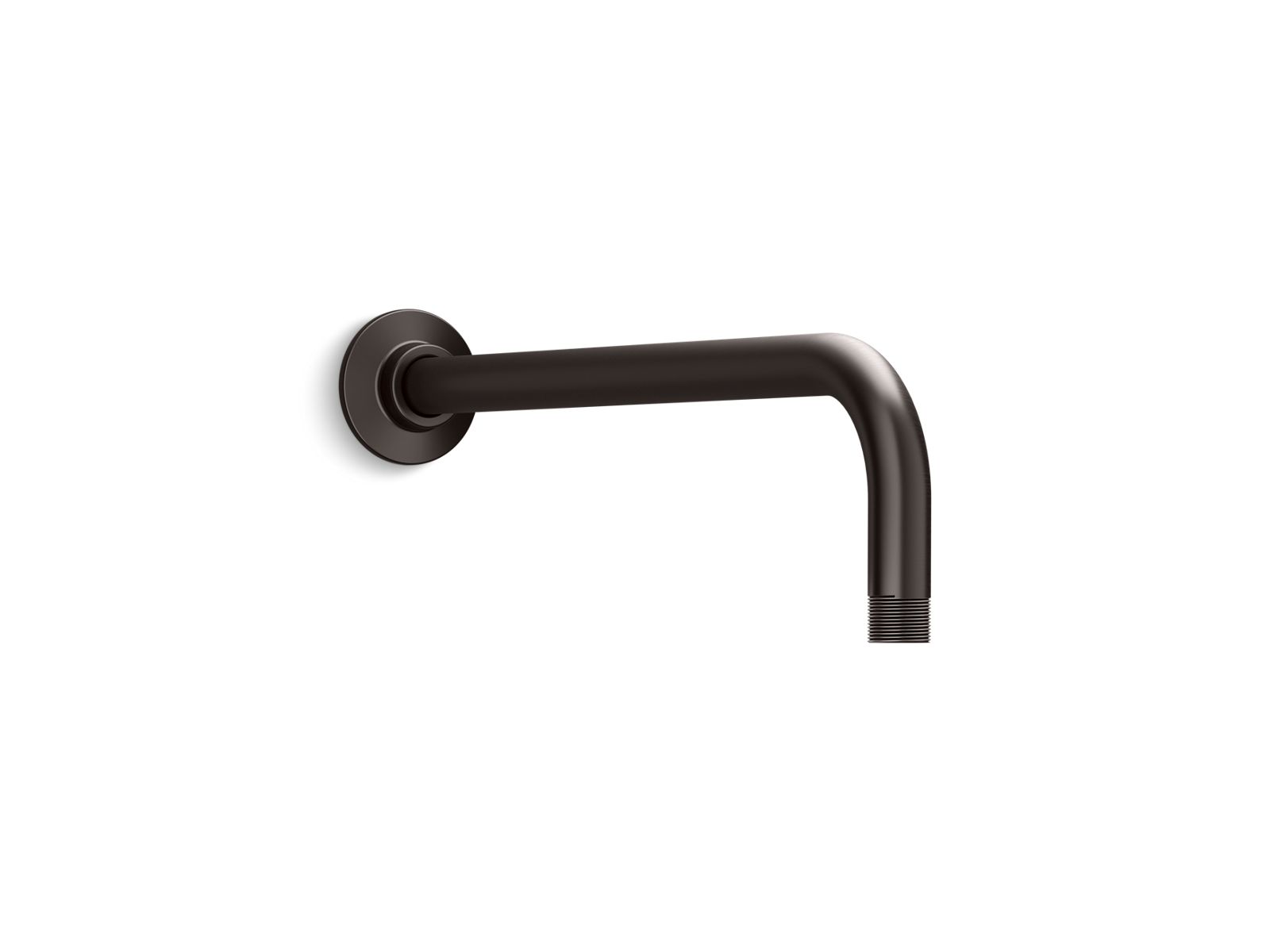 KOHLER K-10124-BGP Wall-mount rainhead arm and flange  -  Brushed Graphite
