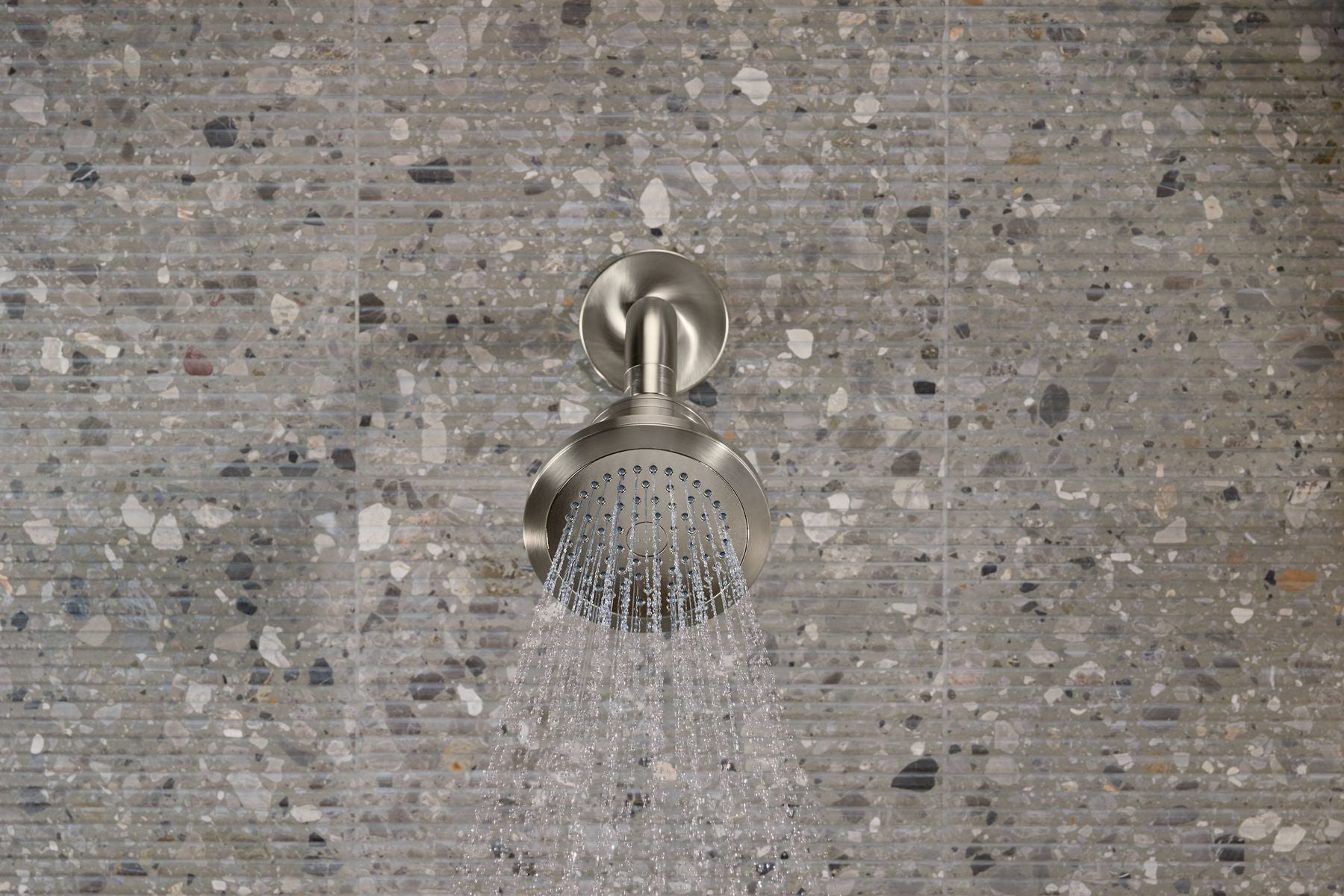 KOHLER K-33631-Y-2MB Cinq Round Single-Function Filtered Showerhead, 2.5 Gpm - Vibrant Brushed Moderne Brass