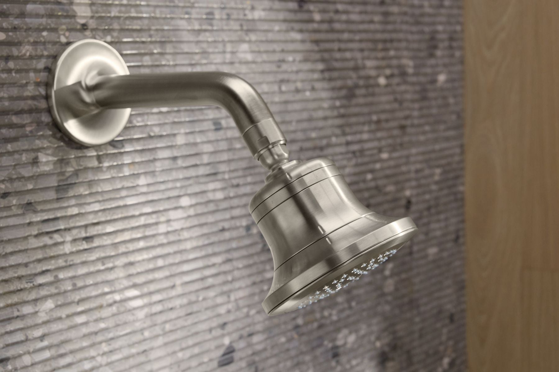 KOHLER K-33631-Y-2MB Cinq Round Single-Function Filtered Showerhead, 2.5 Gpm - Vibrant Brushed Moderne Brass