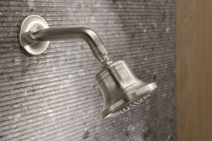 KOHLER K-33631-G-2MB Cinq Round single-function filtered showerhead, 1.75 gpm - Vibrant Brushed Moderne Brass