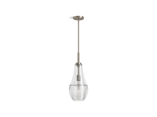 KOHLER 42196-PE01-BNL Simplice 8 in. Teardrop Pendant  -  Brushed Nickel