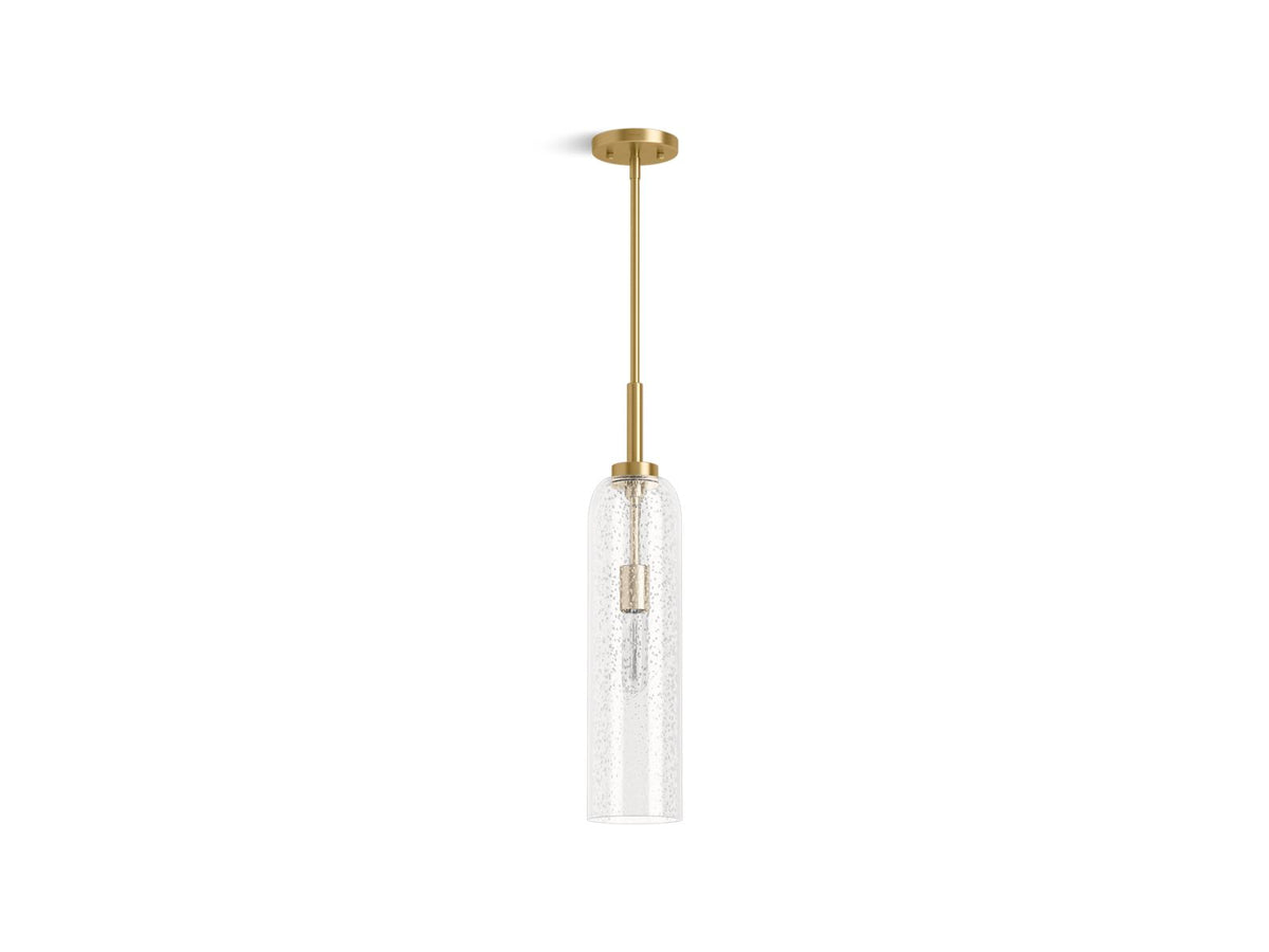 KOHLER K-42199-PE01-2GL Simplice 5" Bottle Pendant - Brushed Moderne Brass