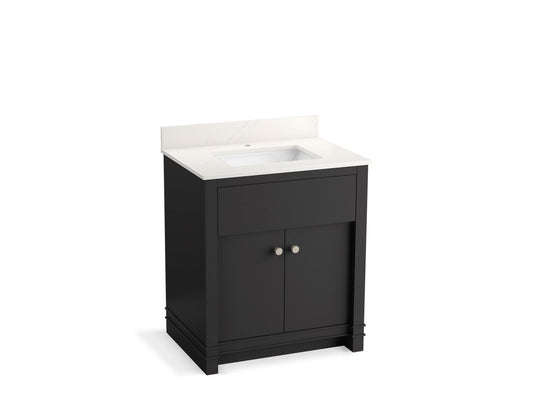 KOHLER K-33265-DWG 30" bathroom vanity cabinet with sink and quartz top  -  Ferrous Grey