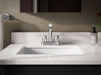 KOHLER K-33591-4-BL Elate Centerset Bathroom Sink Faucet, 1.2 Gpm - Matte Black