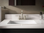 KOHLER K-33591-4-BL Elate Centerset Bathroom Sink Faucet, 1.2 Gpm - Matte Black