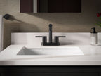 KOHLER K-33591-4-BL Elate Centerset Bathroom Sink Faucet, 1.2 Gpm - Matte Black