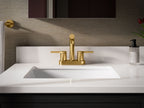KOHLER K-33591-4-BL Elate Centerset Bathroom Sink Faucet, 1.2 Gpm - Matte Black