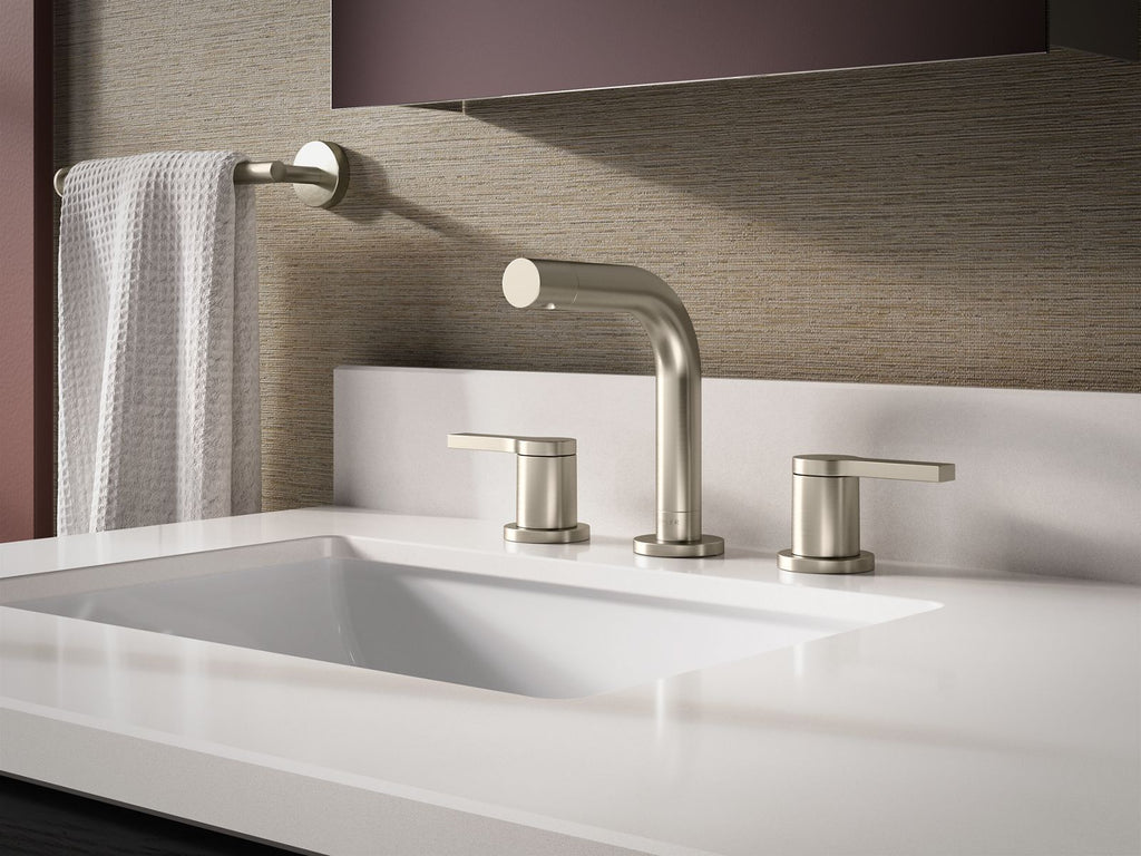 KOHLER K-33592-4K-CP Elate Widespread Bathroom Sink Faucet, 1.0 Gpm - Polished Chrome
