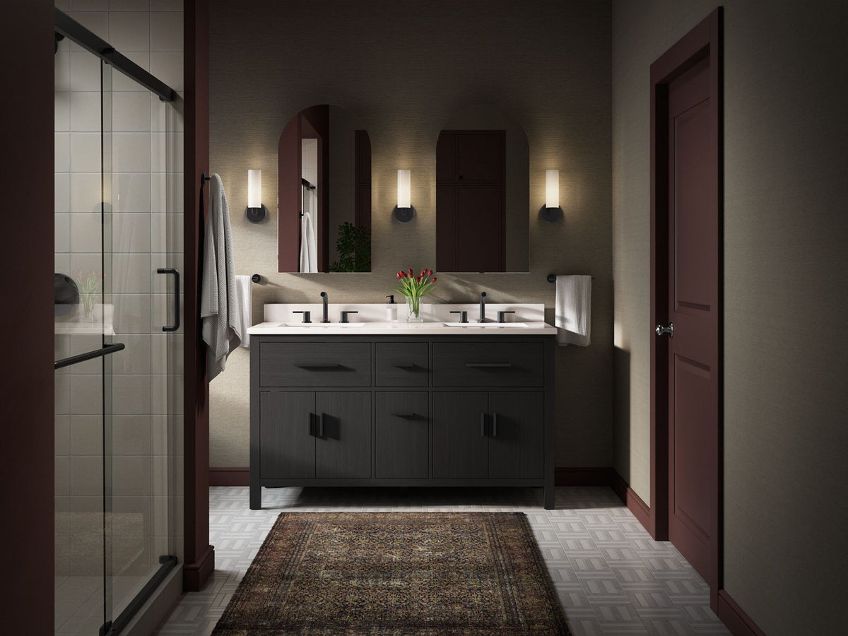 KOHLER K-33592-4K-CP Elate Widespread Bathroom Sink Faucet, 1.0 Gpm - Polished Chrome