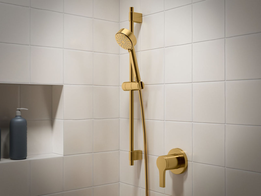 KOHLER K-35331-Y-CP Elate 28" Three-Function Handshower Kit, 2.5 Gpm - Polished Chrome