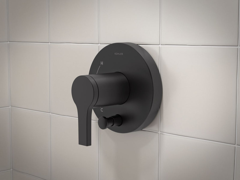 KOHLER K-T35325-4-2MB Elate Rite-Temp Valve Trim With Diverter - Vibrant Brushed Moderne Brass
