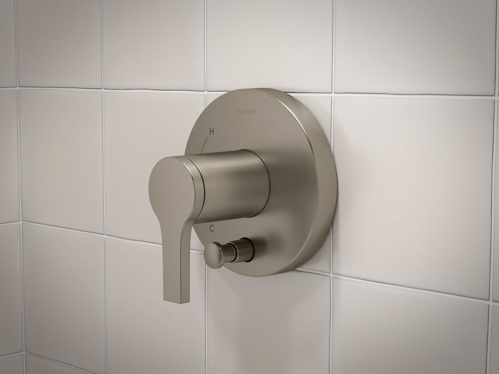 KOHLER K-T35325-4-2MB Elate Rite-Temp Valve Trim With Diverter - Vibrant Brushed Moderne Brass