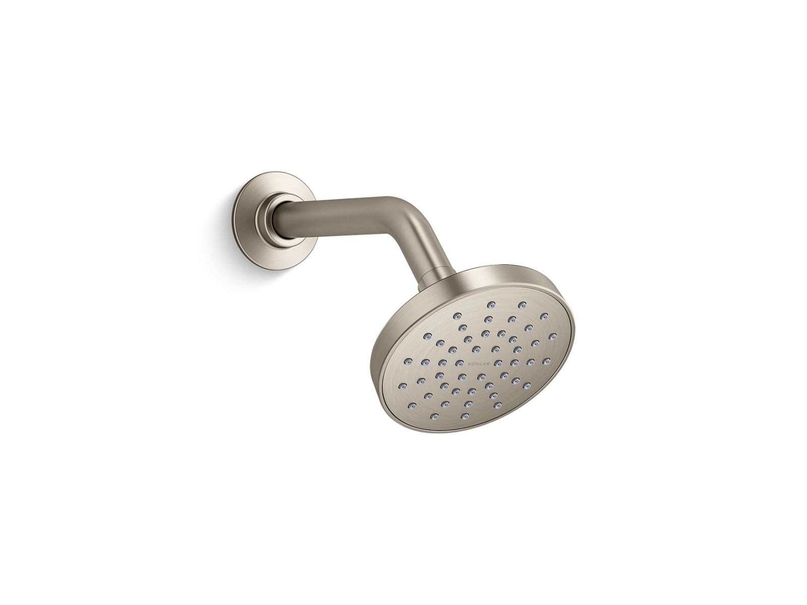 KOHLER Elate K-33641-H-BN Elate Single-Function Showerhead 1.5 GPM - Vibrant Brushed Nickel