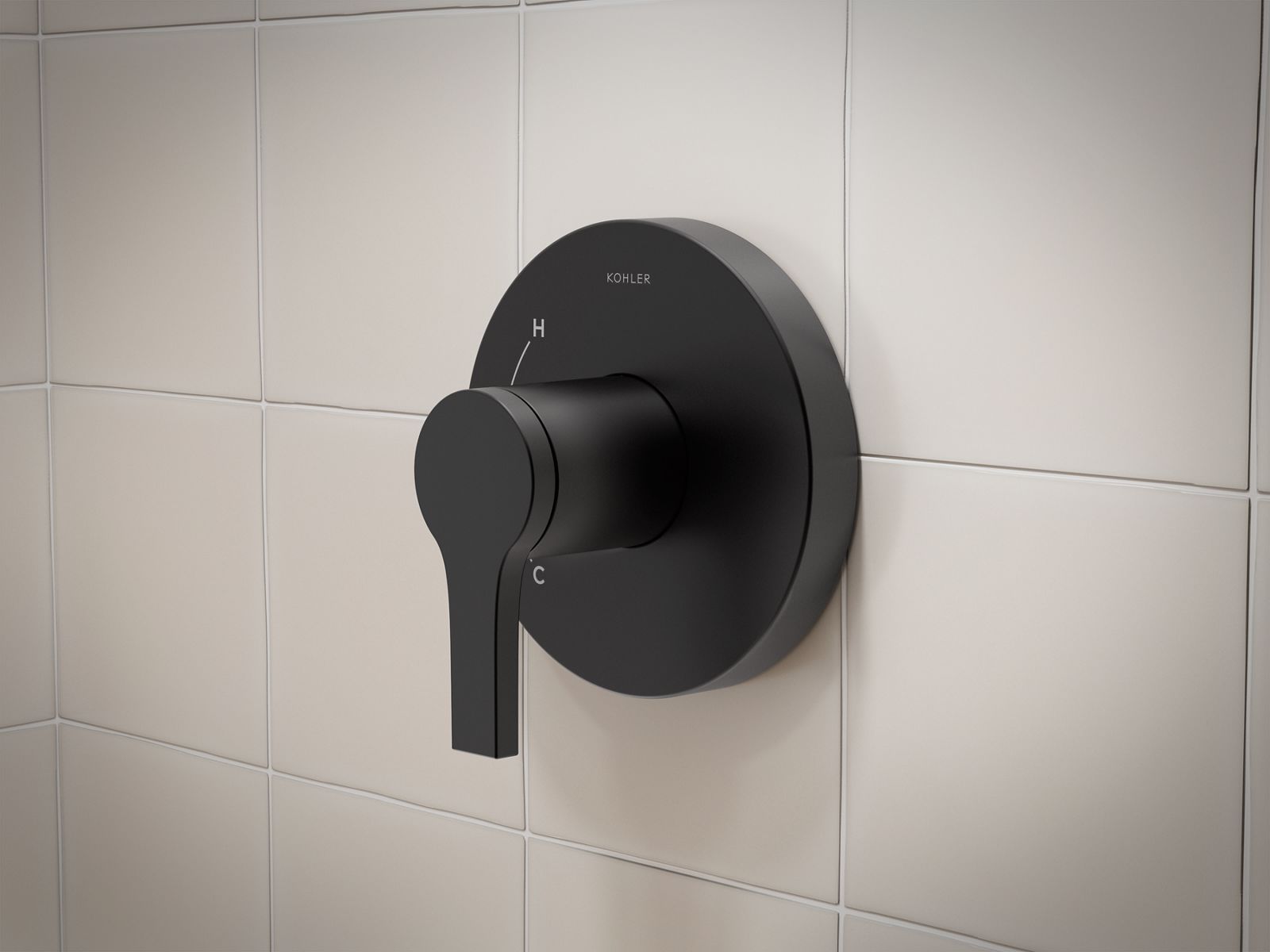 KOHLER K-TS35321-4Y-BL Elate Rite-Temp Shower Trim Kit, 2.5 Gpm - Matte Black